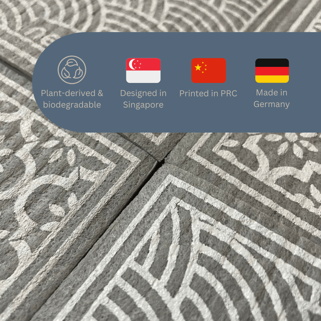 Swedish Dishcloth Earth Friendly Biodegradable Super Absorbent Multi - Purpose Cleaning Grey Sponge Cloth - Neuhabitat