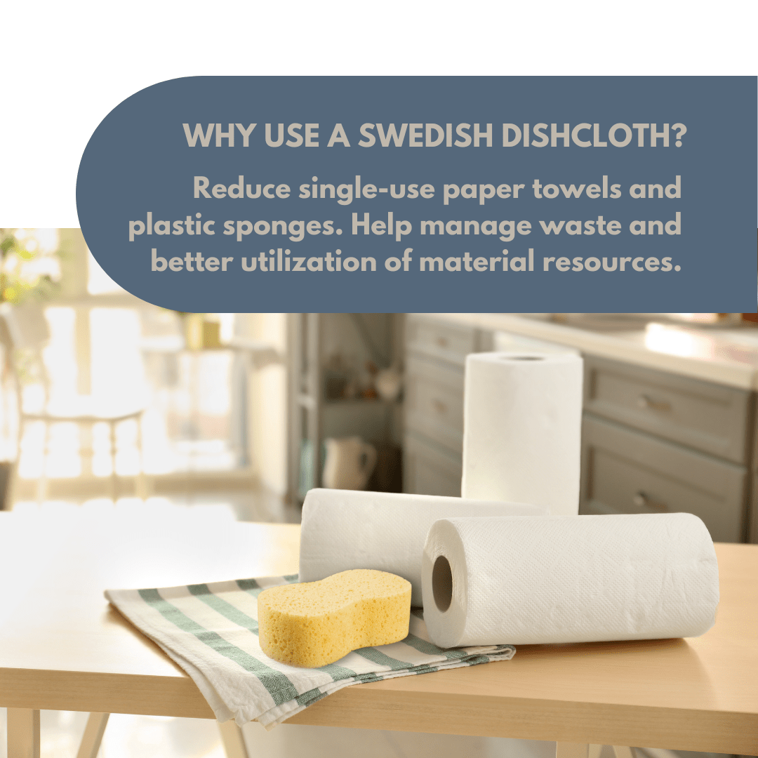 Swedish Dishcloth (SG60 Collection) Super Absorbent Multi - Purpose Cleaning White Sponge Cloth - Neuhabitat