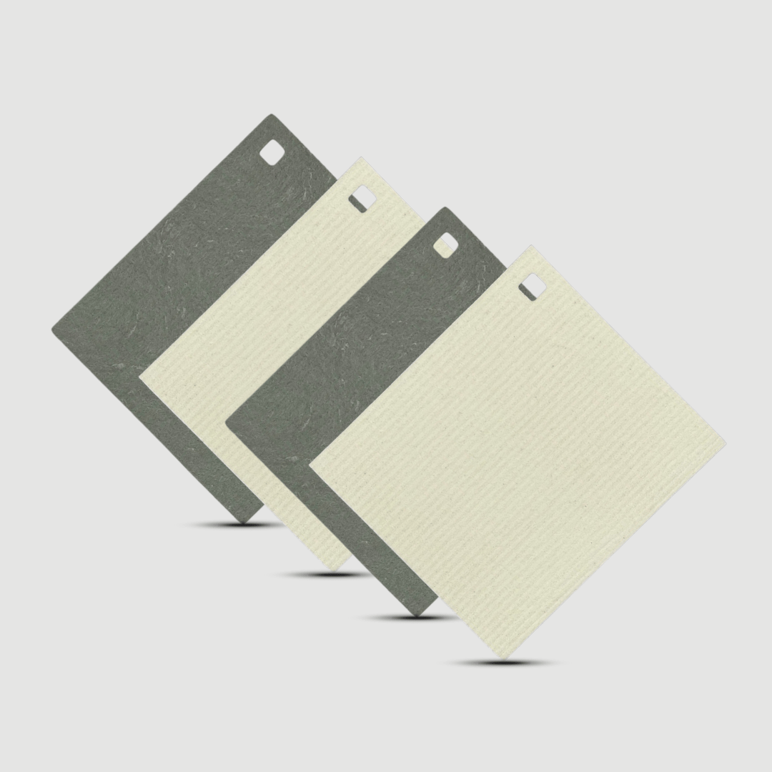 Swedish Dishcloth With Eyelet Earth Friendly Biodegradable Super Absorbent Multi - Purpose Cleaning Sponge Cloth - Neuhabitat