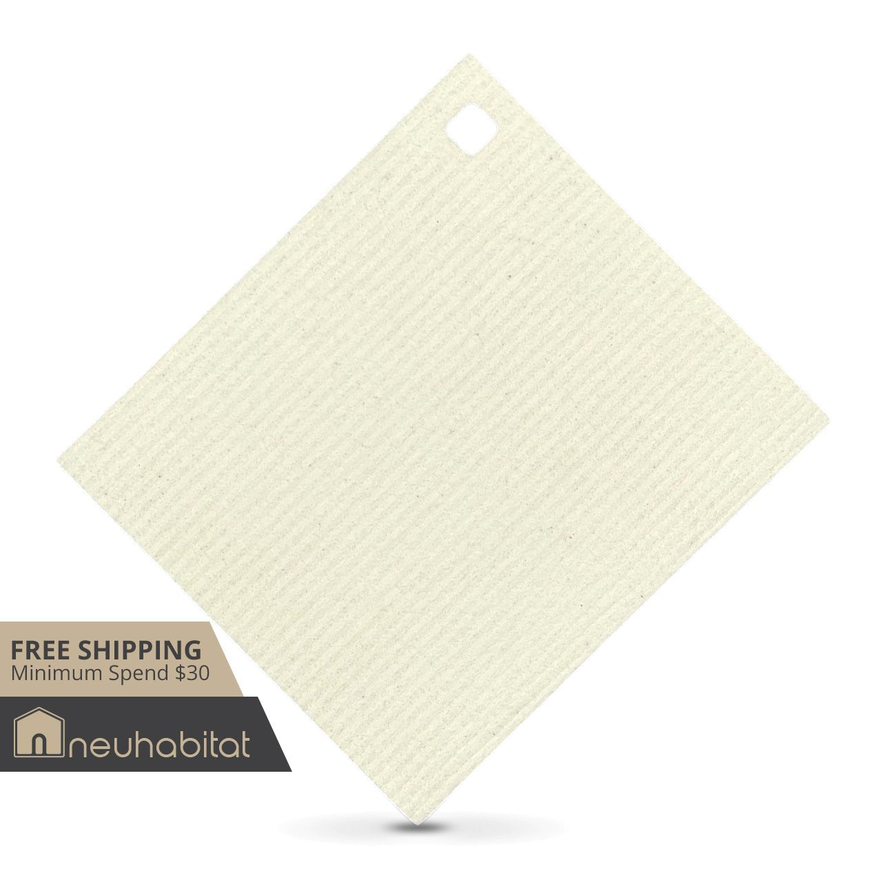 Swedish Dishcloth With Eyelet Eco Friendly Super Absorbent Biodegradable Compostable Multi - Purpose Cleaning Sponge Cloth - Neuhabitat